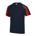 Colour: French Navy/Fire Red