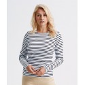 Asquith & Fox Women's Marinière coastal long sleeve tee