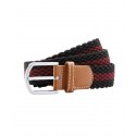 Asquith & Fox Two-colour stripe braid stretch belt