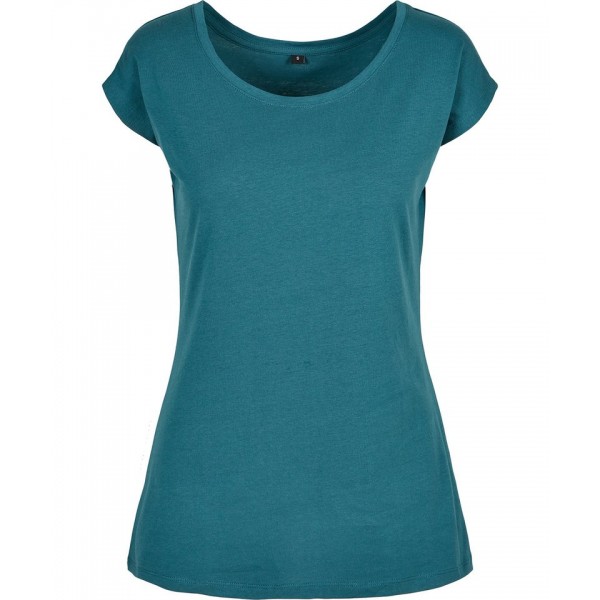 Build Your Brand Basic Women's wide neck tee