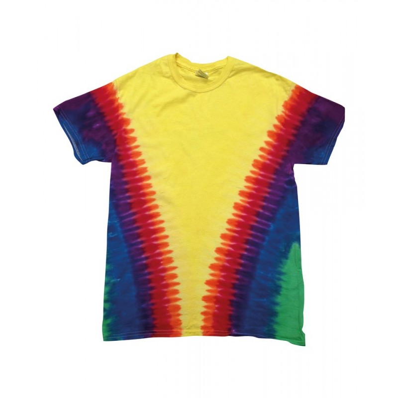 Colortone Kids rainbow vee T