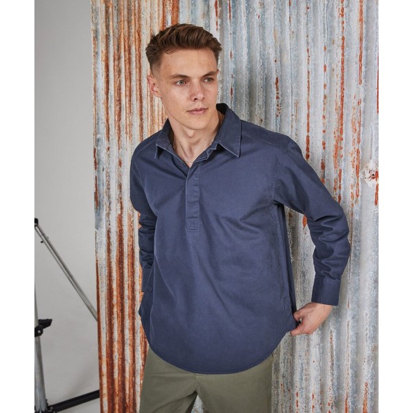 Front Row Pullover drill shirt