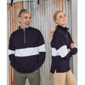 Front Row Panelled ¼ zip
