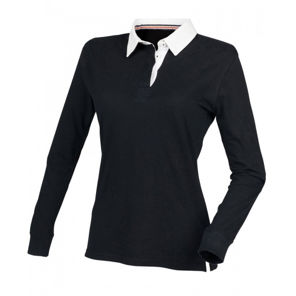 Front Row Women's premium superfit rugby shirt - tag-free