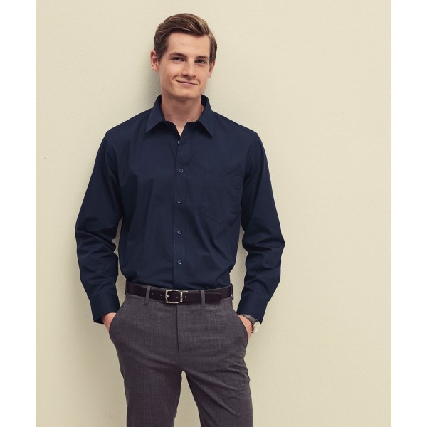 Fruit of the Loom Poplin long sleeve shirt