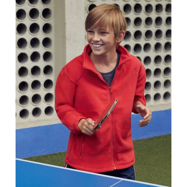 Fruit of the Loom Kids full zip fleece