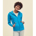 Fruit of the Loom Women's lightweight hooded sweatshirt jacket