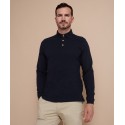 Henbury Long sleeve cotton polo shirt