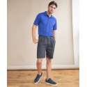 Henbury Teflon®-coated double pleat front chino shorts