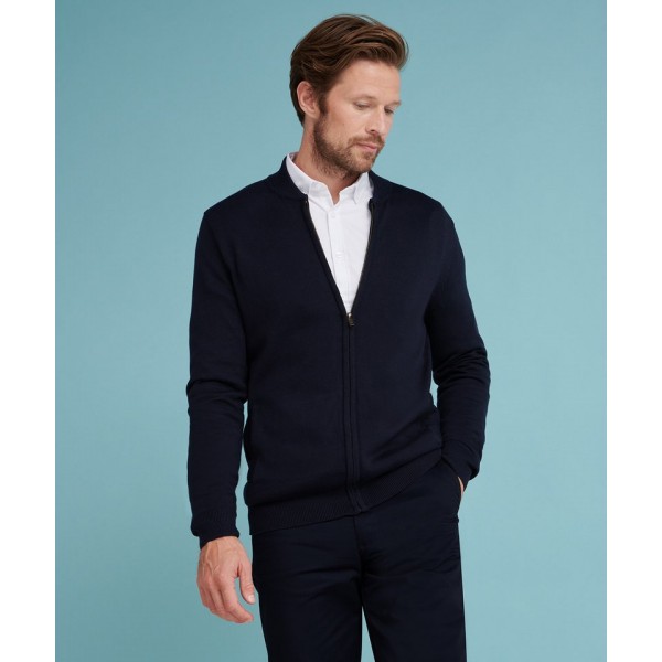 Henbury Unisex zip-through cardigan