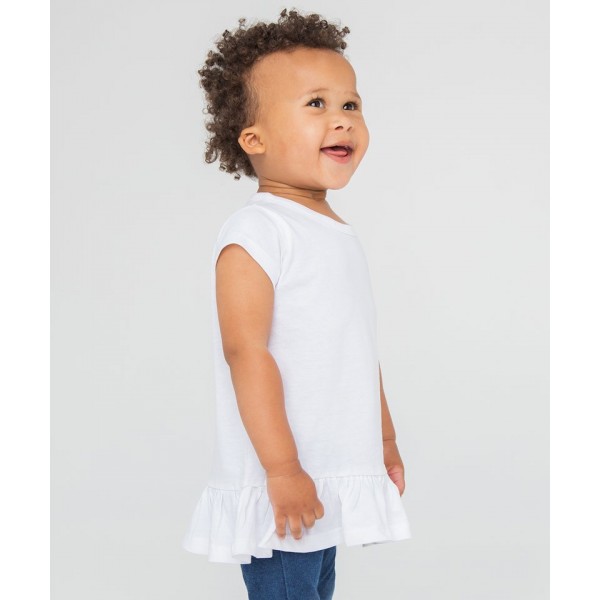 Larkwood Girl's frill t-shirt