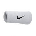 Nike Swoosh doublewide wristbands (one pair)