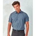Premier Poplin cross-dye roll sleeve shirt