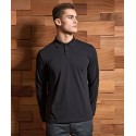 Premier Unisex long sleeve polo shirt, powered by HeiQ Viroblock