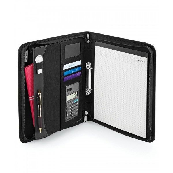 Quadra Burbank™ deluxe zipper portfolio