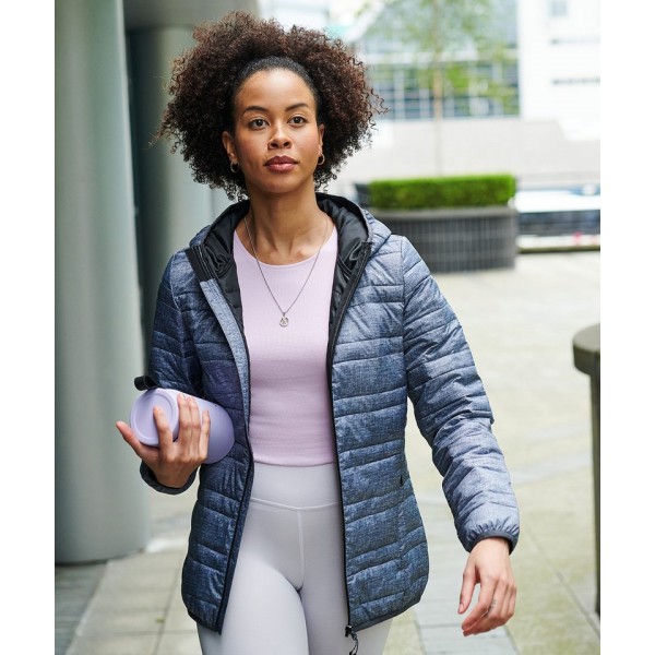 Regatta Professional Women's hooded firedown packaway baffle jacket