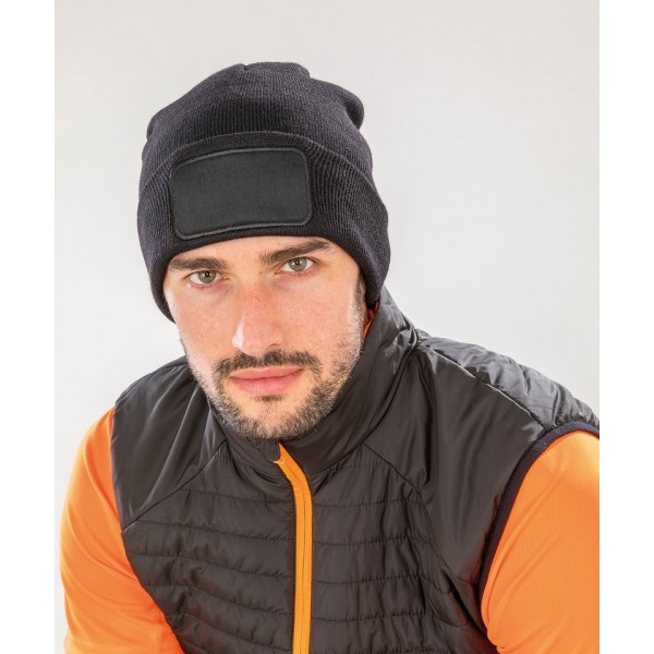 Result Genuine Recycled Recycled double knit printers beanie