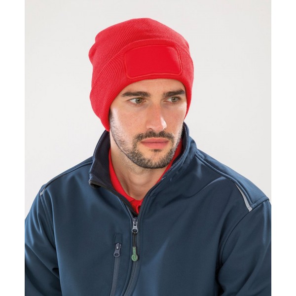 Result Genuine Recycled Recycled ThinsulateTM printers beanie