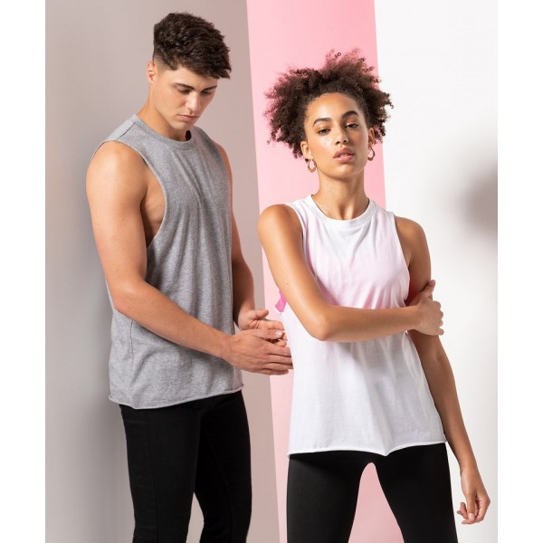 SF High neck slash armhole vest