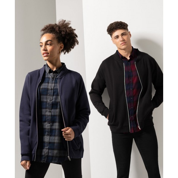 SF Unisex bomber zip-through sweat