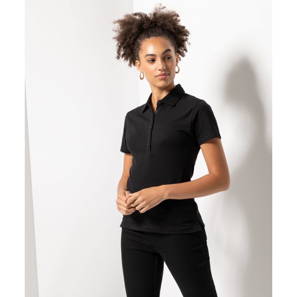 SF Women's short sleeve stretch polo