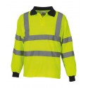 Yoko Hi-vis long sleeve polo (HVJ310)
