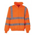 Yoko Hi-vis ¼ zip sweatshirt (HVK06)