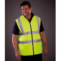 Yoko Hi-vis reversible fleece bodywarmer (HV008F)