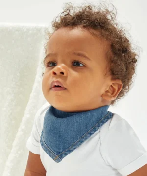 Babybugz Baby Rocks Denim Bandana Bib