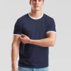 Fruit Of The Loom Men's Valueweight Ringer T