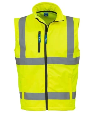 Alternative view of Yoko Hi-Vis Softshell Bodywarmer
