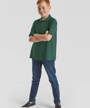 Fruit Of The Loom Kid's 65/35 Polo