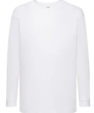 Alternative view of Fruit Of The Loom Kid's Valueweight L/S T