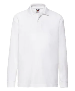 Alternative view of Fruit Of The Loom Kid's 65/35 L/Sleeve Polo