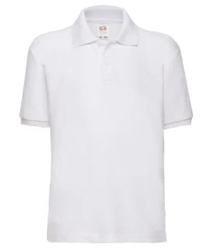 Alternative view of Fruit Of The Loom Kid's 65/35 Polo