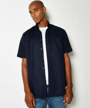 Kustom Kit Classic S/Sleeve Workwear Oxford Shirt