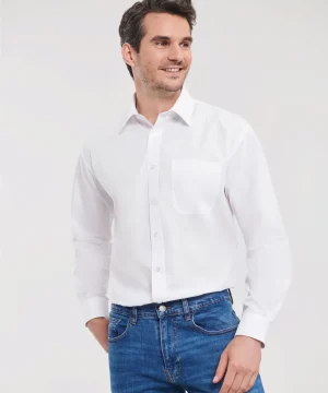 Alternative view of Russell Collection Men's L/Sleeve Polycotton Shirt