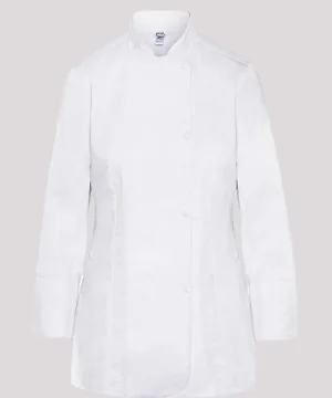 Alternative view of Dennys Ladies' Long Sleeve Fitted Chef's Jacket