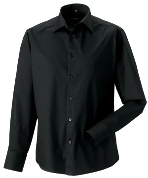 Alternative view of Russell Collection Men's L/Sleeve Fitted Stretch Shirt