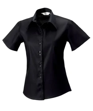 Alternative view of Russell Collection Ladies' S/Sleeve Tailored Non-Iron Shirt