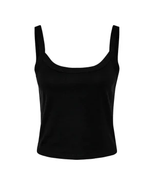 Alternative view of Bella Women's Micro Rib Strap Tank