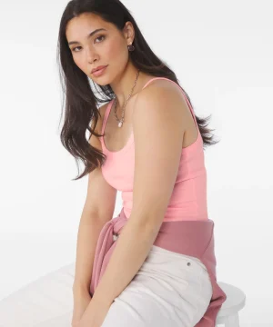 Bella Women's Micro Rib Strap Tank