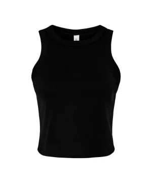 Alternative view of Bella Women's Micro Rib Racer Tank