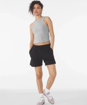 Bella Women's Micro Rib Racer Tank