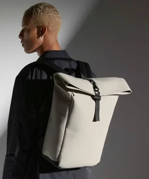 Bagbase Matte PU Roll-Top Backpack