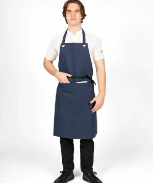 Dennys Canvas Bib Apron With Pocket