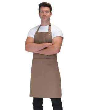 Alternative view of Dennys Canvas Bib Apron With Pocket