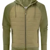 James Harvest Keyport Full Zip Hooded Hybrid Jacket
