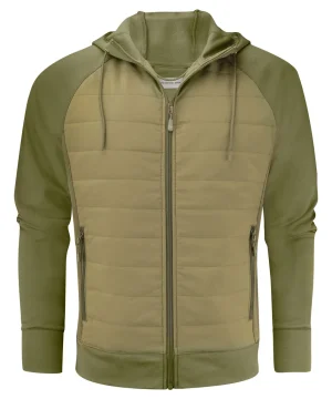 James Harvest Keyport Full Zip Hooded Hybrid Jacket