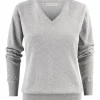 James Harvest Ashland V-Neck Ladies Knit